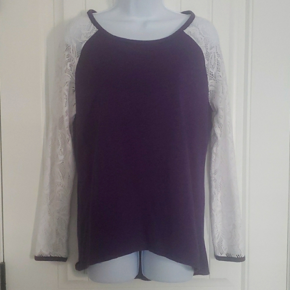 Women's Long Lace Sleeve Casual Shirt